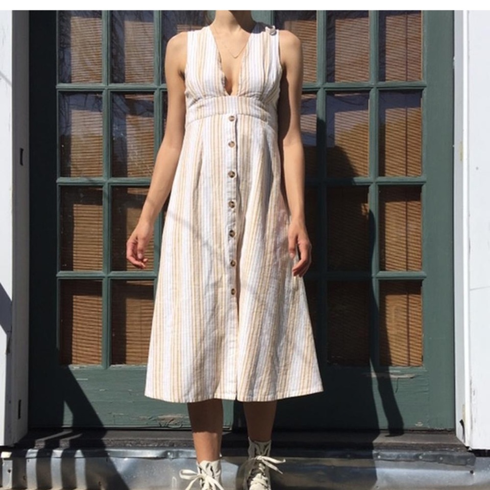 Urban Outfitters | Striped Midi Dress